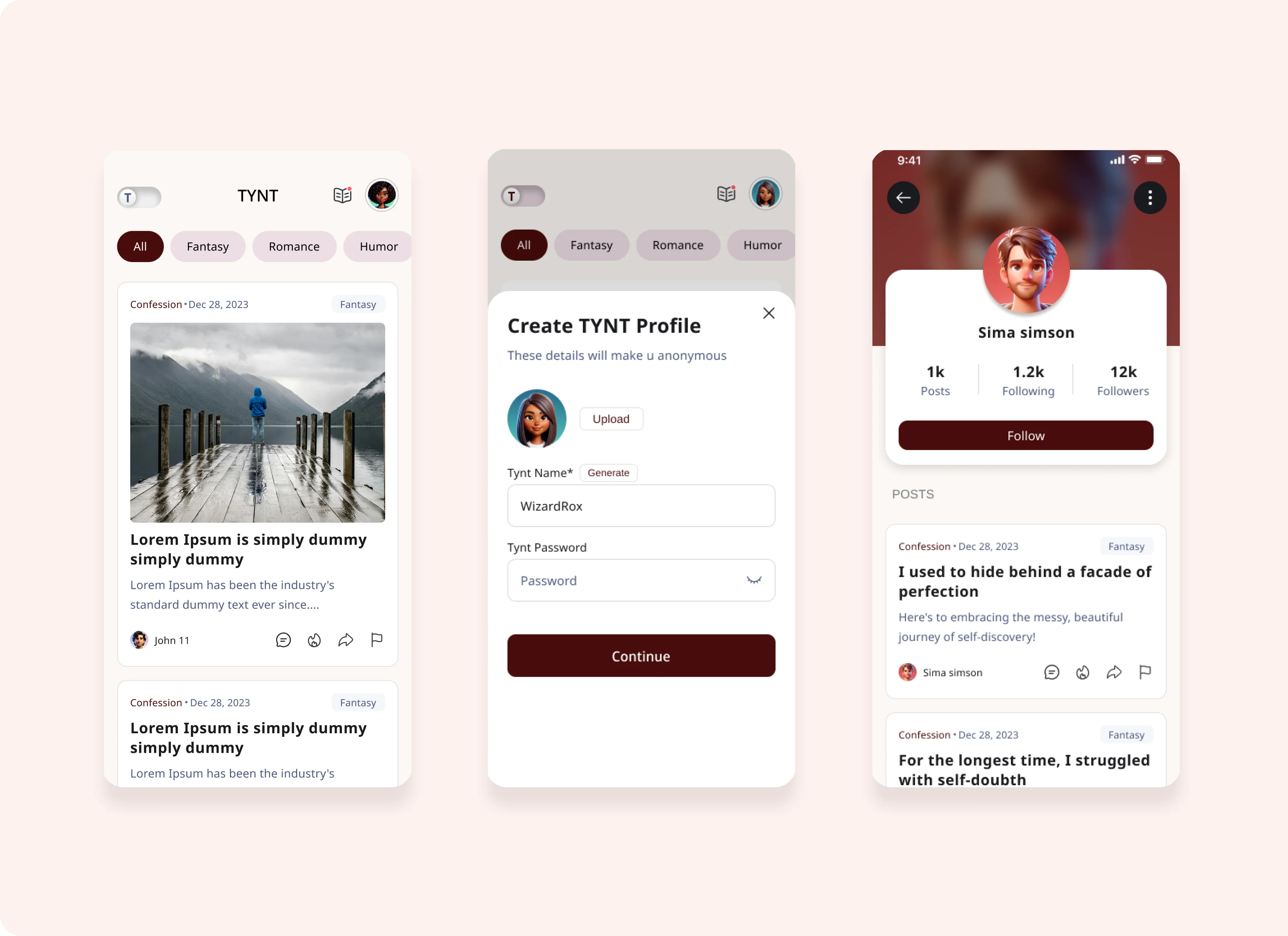 Tynt anonymous social app case study