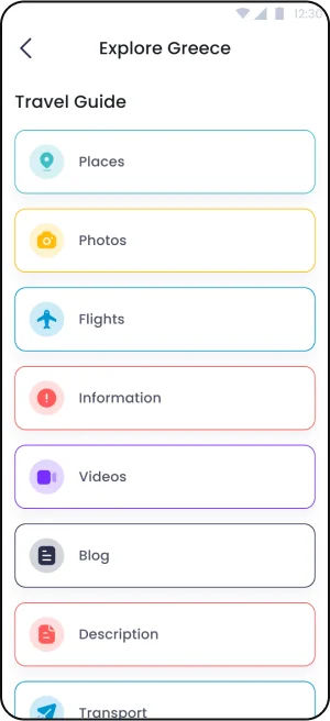 TripTrop itinerary app screens on mobile